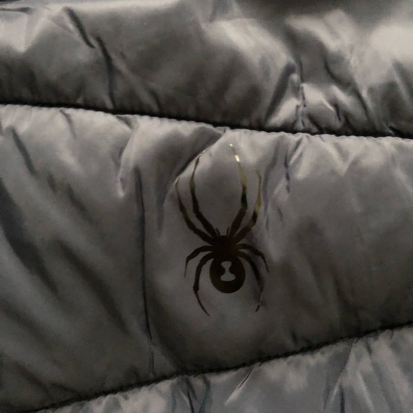 Spyder Men’s Nexus Navy Hooded Puffer Jacket - NWT size XL - Picture 2 of 9